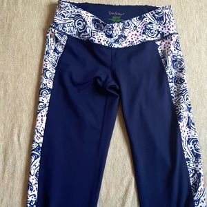 Lilly Pulitzer Luxletic mid rise cropped leggings